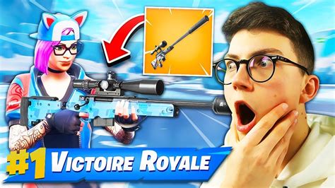 Je suis CHOQUÉ du NOUVEAU SNIPER SILENCIEUX sur FORTNITE Battle Royale