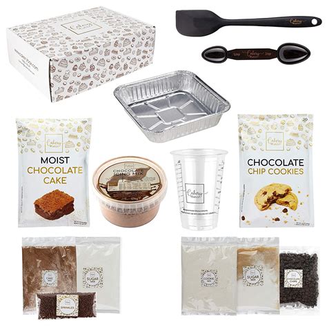 Diy Baking Kit Chocolate Chip Cookie Mix And Moist Chocolate Cake Mix