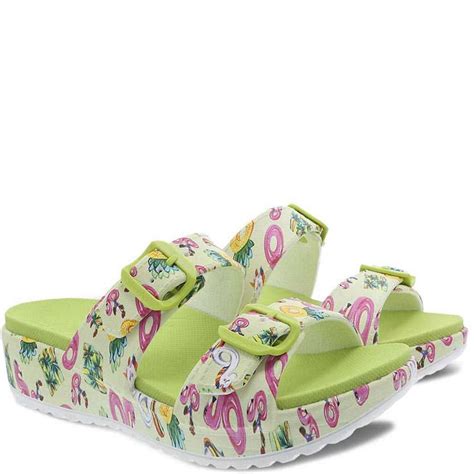 Dansko Womens Kandi Casual Sandals Pool Floats Elliottsboots