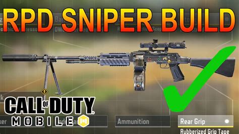 How To Turn Your Rpd Into Rpd Sniper Rifle Range Gunsmith In Cod