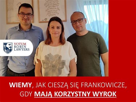 Wygrana Frankowicz W Z Pko Bp Sa Z Votum Robin Lawyers