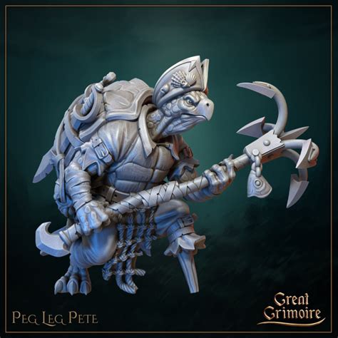 3D Printable Peg Leg Pete by Great Grimoire