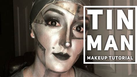 Tin Man Makeup Tutorial Wizard Of Oz Youtube