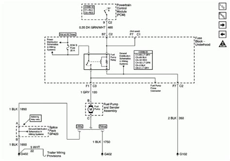 98 Chevy Fuel Pump Wiring Diagram