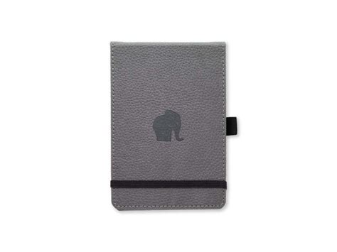 Dingbats wildlife carnet de notes a6 grey elephant ligné bloc