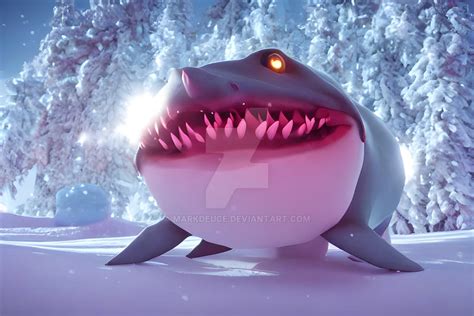 3d Snow And Ice Shark Fan Art by MarkDeuce on DeviantArt