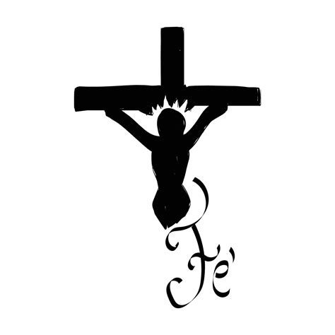 Christian Cross With Floral Design. Beautiful flowers tattoo design for ...