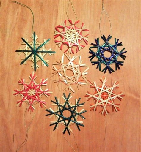 German Straw Christmas Ornaments Make Or Buy Them