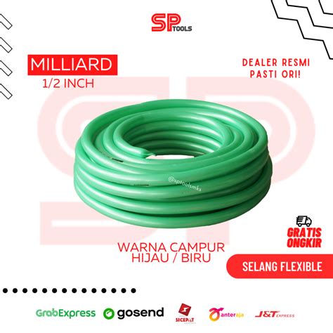 Jual SELANG AIR TAMAN METALIK SUPER FLEXIBLE TEBAL 1 2 1 2 INCH