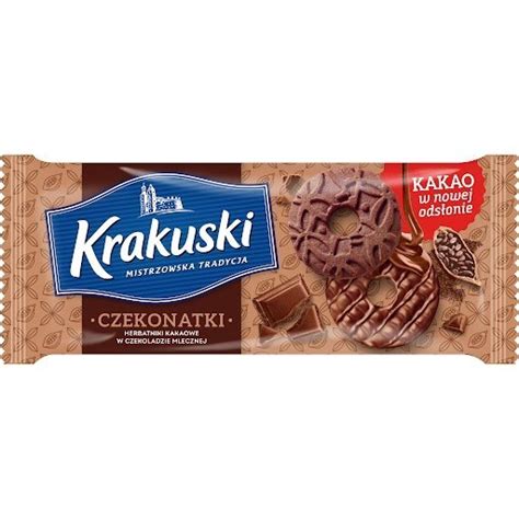 Ciastka BAHLSEN KRAKUSKI CZEKONATKI 165g KRAKUSKI