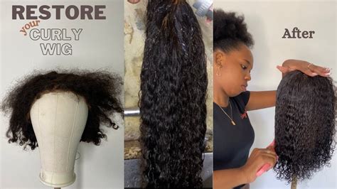 How To Restore Your Damaged Curly Wig Quick Easy In Less Than