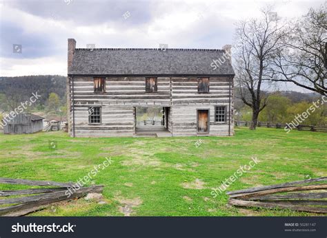 Historic 1820s Pioneer Home Stock Photo 50281147 Shutterstock