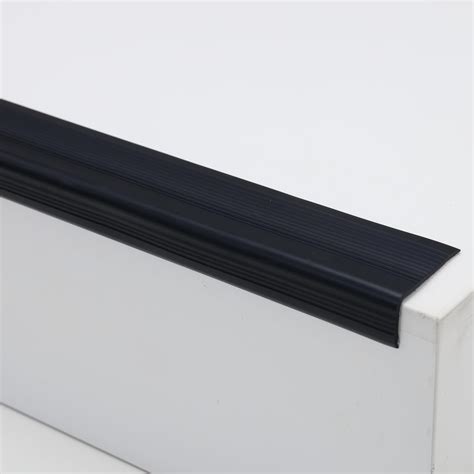 10 Pack Rubber Stair Nosing 47in Stair Anti Slip Adhesive Strip Made Of Wear Resistant Rubber