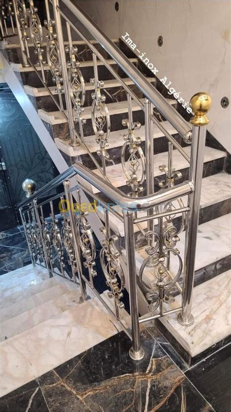 Rampe D Escalier En Inox Garde Corps En Verre Cabine De Douche Alger