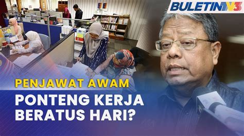 Penjawat Awam Ponteng Kerja Kesalahan Popular Dikenakan Tindakan