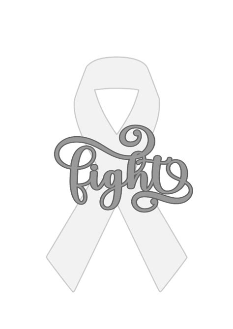 Free Svg Files For Cricut Fight Lung Cancer Svg