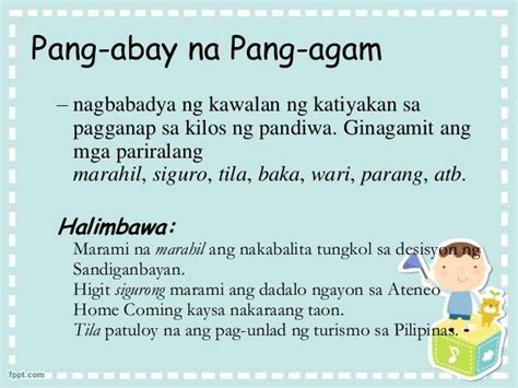 Pang Abay Na Panang Ayon Ano Ang Pang Abay Na Panang Ayon At Mga | Hot ...