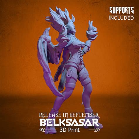 Imprisoned Demoness Normal And Nude D Model D Printable Cgtrader