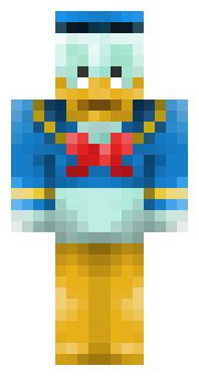 Kaczor Donald Minecraft Skin