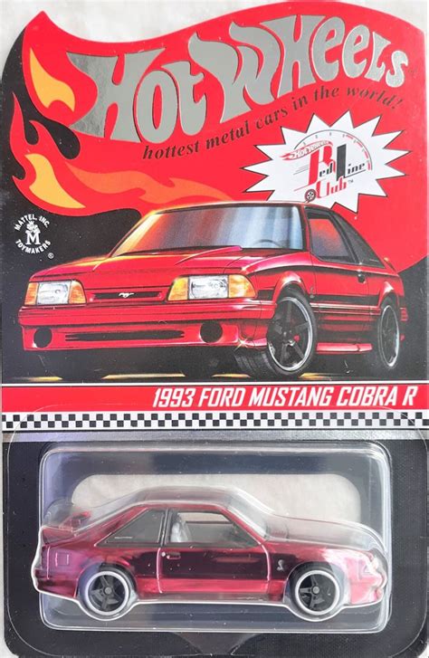 1993 Ford Mustang Ford Mustang Cobra Mattel Hot Wheels Diecast Collection Miniatures