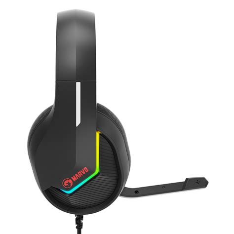 Headset Gamer Marvo Rgb Usb Drivers De Mm Black H Bk