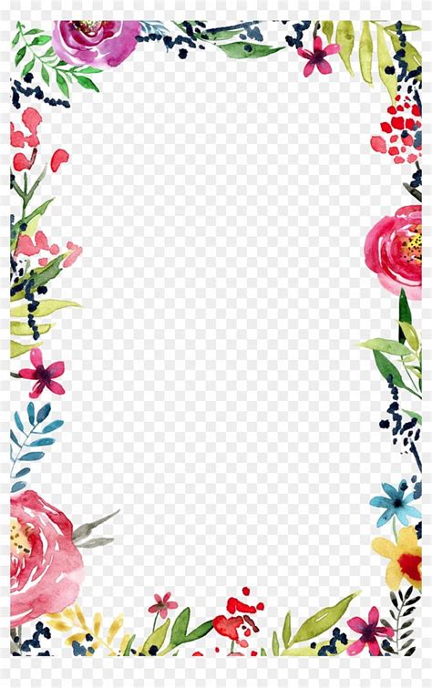 Frame Templates Flower Border Hd Phone Wallpaper Pxfuel