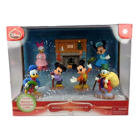 Disney Mickey's Christmas Carol Holiday Figurine Collector Set ~ 7 ...