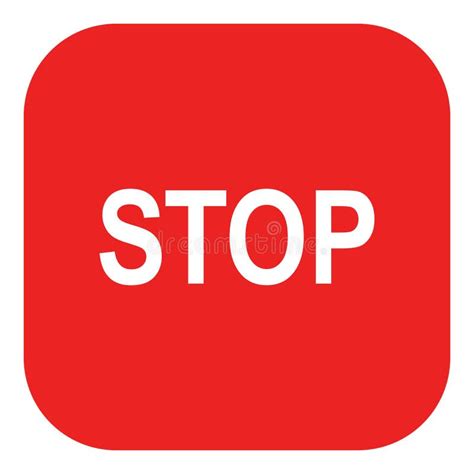 Stop and app icon stock vector. Illustration of word - 244957943