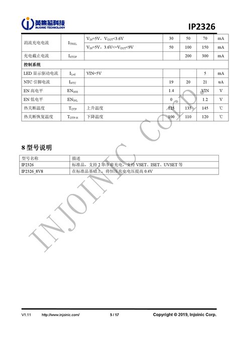 Ip2326（injoinic英集芯）ip2326中文资料价格pdf手册 立创电子商城