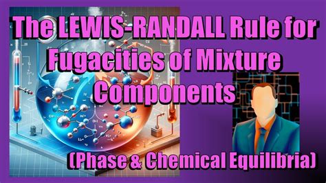 The Lewis Randall Rule For Fugacities Of Mixture Components Youtube