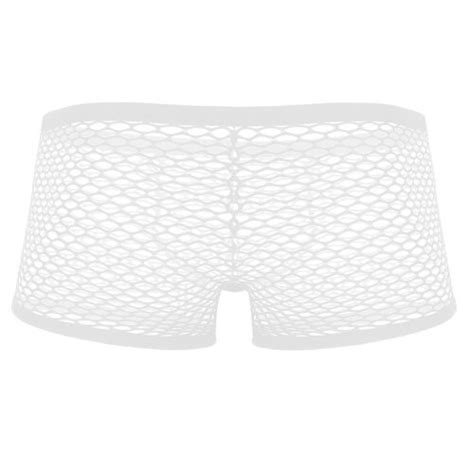 Sexy Men Bikini Briefs Mesh Openwork See Through Boxer Shorts Thong Underwear Ebay