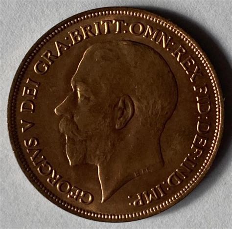 King George V One Penny M J Hughes Coins