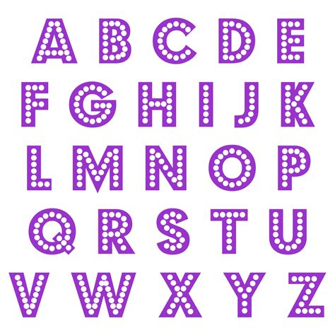 Polka Dot Alphabet 10 Free Pdf Printables Printablee