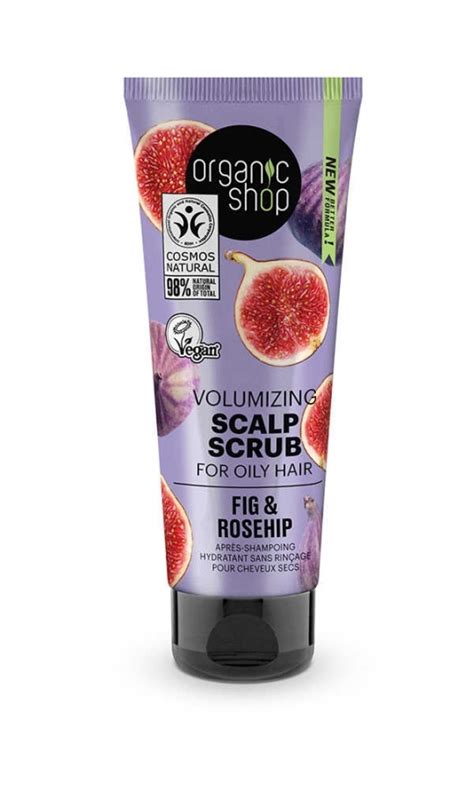 Organic Shop Fig Rosehip Volumizing Scalp Scrub Lotion