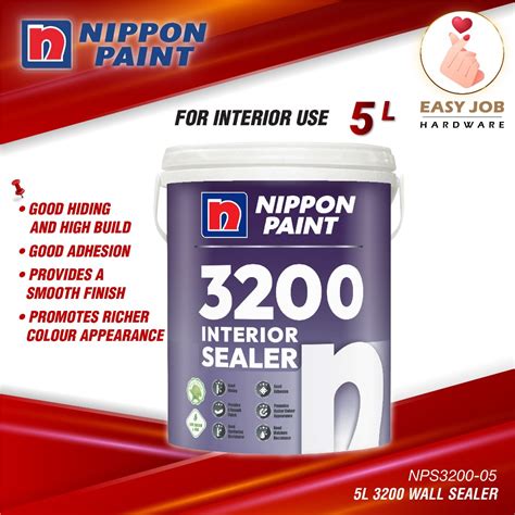 L Nippon Paint Interior Wall Sealer Paint Nippon Wall Sealer