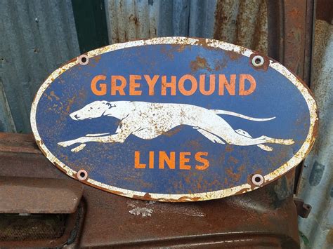 Greyhound Bus Terminal Signs - Etsy