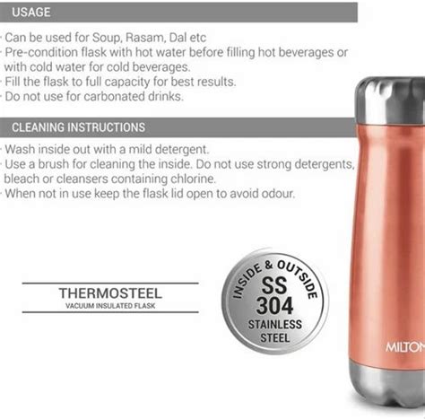 Milton All Rounder Thermosteel Hot And Cold Flask Ml At Rs Piece Milton