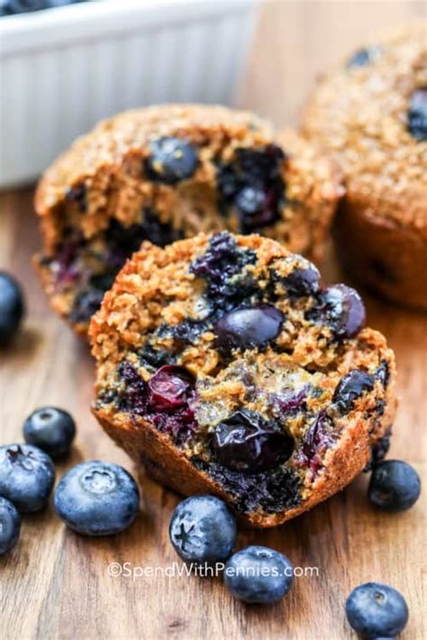 Blueberry Bran Muffins Spend With Pennies