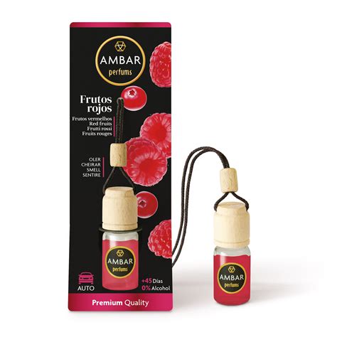 Ambientador Coche Frutos Rojos 6 5 Ml Ambar AMBAR Perfums