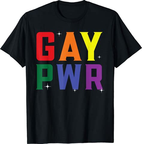 Gay PWR LGBTQ Member Sexual Diversity Pride Parade T Shirt Walmart