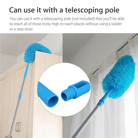 Buy Bendable Soft Microfiber Duster Dusting Brush Household Cleaning Tool Washable Online At