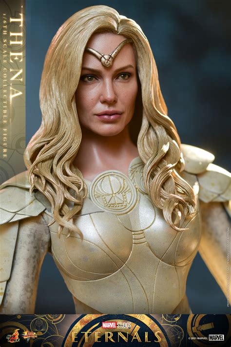 Hot Toys MMS 永恆族聖娜Thena 比例收藏級人偶 閃耀著金黃光輝的女戰神降臨