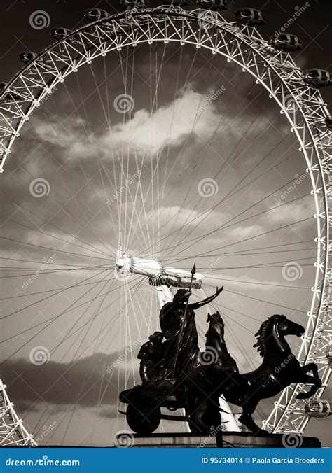 The statue of Boadicea editorial stock image. Image of thomas - 95734014