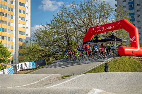 BMX Race Ljubljana Kejlstrup And Sciortino On The Top Of The Podium