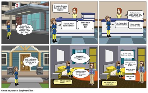 Conflict Comic Strip Storyboard By B B