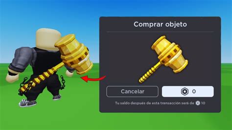 R Pido Reclama Martillo Dorado Gratis En Roblox Youtube