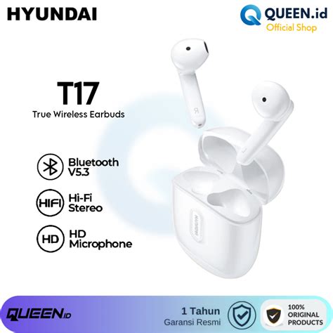 Jual Hyundai T Tws True Wireless Earbuds Headset Bluetooth Hifi