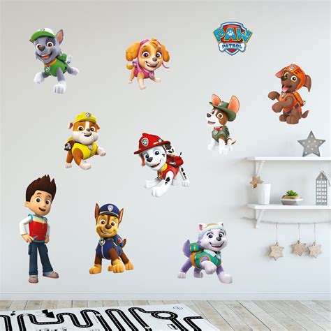 Paw Patrol Wall Decals Paw Patrol Png Paw Patrol Stickers Paw Patrol ...