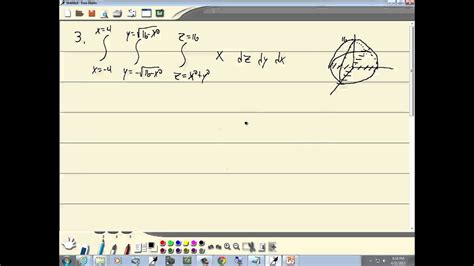 Calculus Iii Triple Integrals In Cylindrical Coordinates Youtube