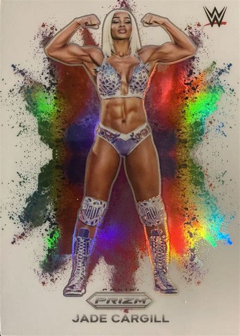 Jade Cargill Prizm Wwe Color Blast Ssp Price Guide Sports